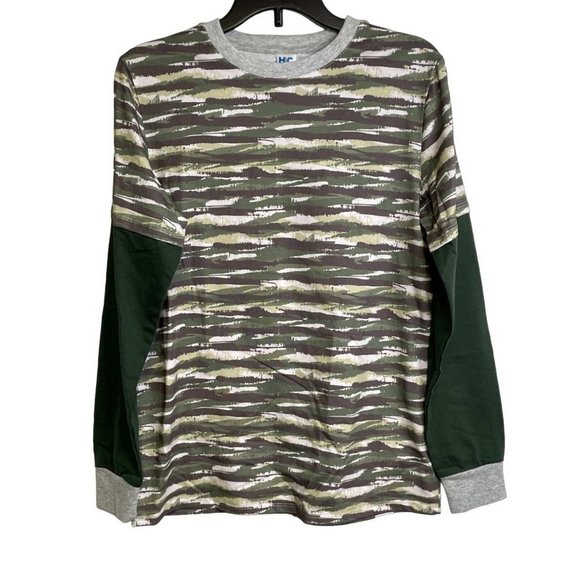 HighFive Crew Stripe & Jasper Layer Tee Boys Size 10 (8181) - Picture 2 of 4